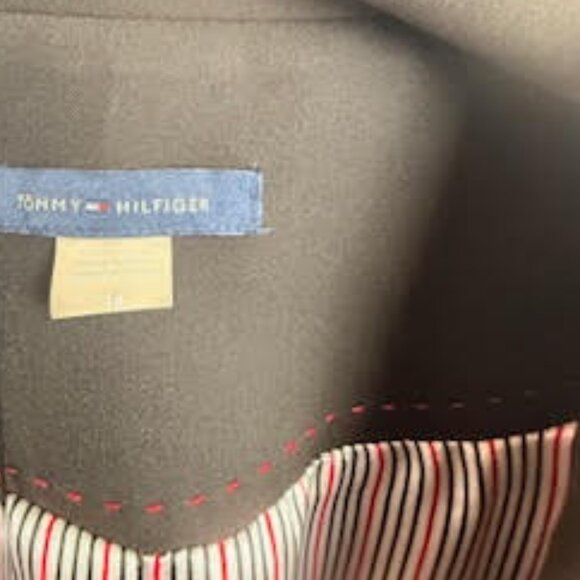 Tommy Hilfiger Black One-Button Blazer – Women’s Size 14 – Lined, Career Classic - Picture 4 of 10
